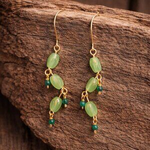2 for $12 -Beautiful green "vine" earrings!!
